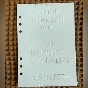 Cloth & Paper Planner Dashboard A5